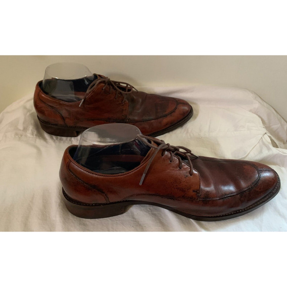 Cole Haan Mens Size 10.5 M Grand OS Brown Leather Dress...